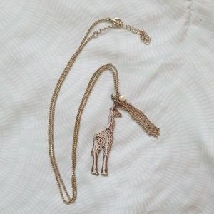 Giraffe necklace jewelry